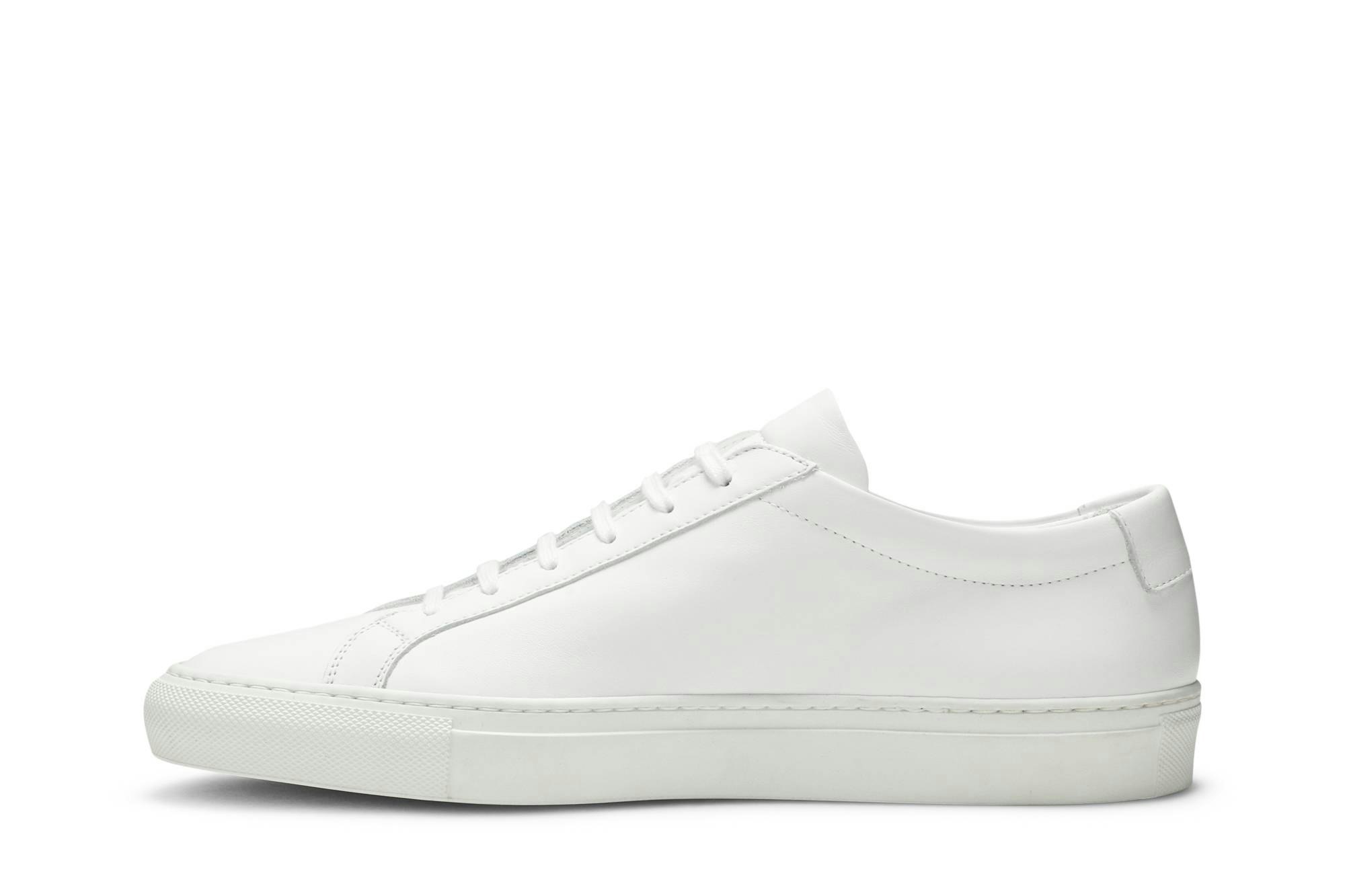 Common Projects White & Beige Achilles Low Colored Sole Sneakers for Men |  Lyst